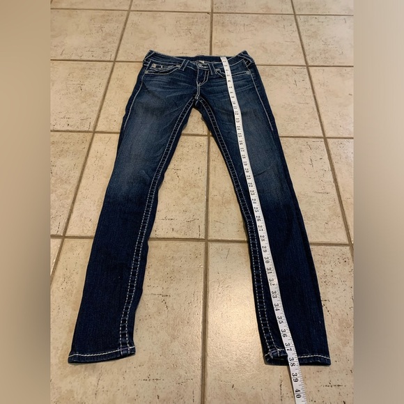 True Religion Women's Rocco Skinny Jeans with Flaps - Size 26 - Dark Wash - Picture 13 of 13